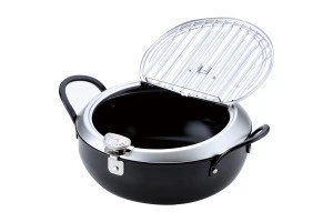 Japanese hot sale oil drainer detachable kitchen ware frying pan for induction cookers