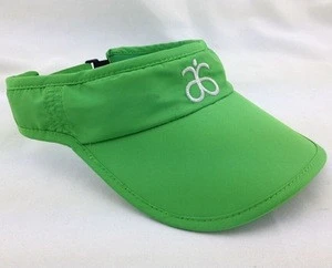JEYA Custom Moisture Wicking Dry Fit Running Sport Caps and Hats With Printing Embroidery Logo Light Colo Green Color Visor Cap