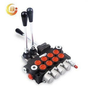 Junbao P40 Hydraulic Kit Monoblock Valve 40lpm Pneumatic Control Valve for Excavator Spare Part