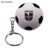 KawaIi Promotional Anti Stress Ball Key Chain Football Shaped Keyring PU StrAnti Stress