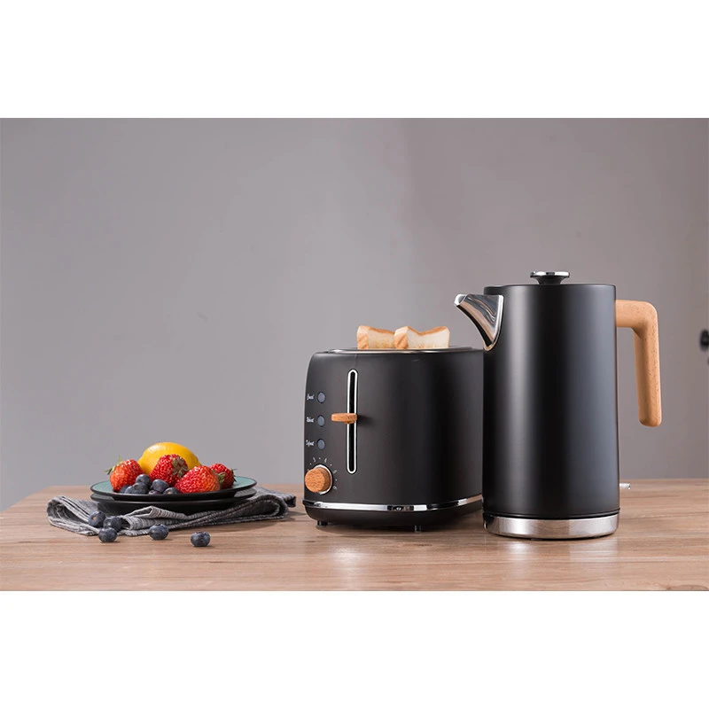 Kettle and Toaster Set With Home Appliance stainless steel appliance 2 in 1 toaster and kettle breakfast set