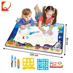 Kids 100*80cm Large Water Painting Drawing Magic Aqua Doodle Mat