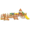 Kids play area amusement park equipment golden sunshine brand new design wooden outdoor playground