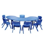 Kindergarten moon type plastic table children plastic table kids plastic table