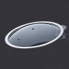 kitchen cookware part factory supply tempered glass lids for frying pans