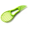 Kitchen Fruit Vegetable Tools Avocado Cutter Tool Peeler Scoop Green Knife Avocado Slicer 3 in 1
