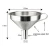Import kitchen tool 3 sets stainless steel 304 separating funnel with filter from China