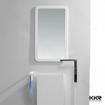 KKR New Design Bathroom Mirror With Acrylic Solid Surface Frame