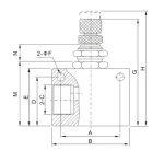 KLA one-way throttle valve, speed controls,pneumatic valve----KL-02