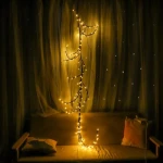 L Wholesale LED Light String for Indoor Home Decor Artificial  Willow Vine DIY Christmas Decorative Rattan String Lights