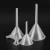 Import Lab Food Grade Transparent PP Plastic Labaoratory Chemical Multi Purpose Funnel from China