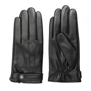 Ladies Luxury Warm Mitten Winter Touch screen Gloves Wrist Soft  bicycle Leather Glove