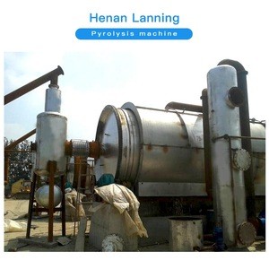 Lanning  Waste Tyre Oily Sludge Recycling Pyrolysis Machine