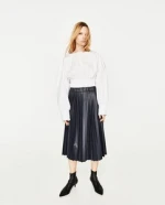 Latest long skirt design lace a-line petticoat maxi skirt for elegant ladies