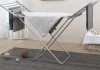Laundry aluminum electric heated folding clothes drying rack