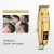 Import LCD Cordless hair clipper hair trimmer gold barber shop powerful cutter hair cutting machine haircut cut electric rechargeable from China