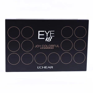 LCHEAR Waterproof Makeup 18 Colors Shimmer Private Label Eyeshadow Palette