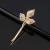 Import Leaf Hair Pins Alloy Hair Clips Straight Gold  Hair Pins Barrettes for Women Ladies Girls from China