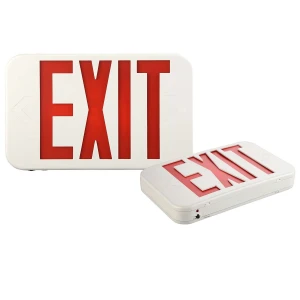 LED Emergency Exit Sign Double Face Exit with Battery Backup"
