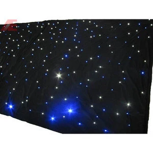 led twinkling stars flexible curtain lights/led star drop curtain for weddings
