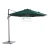 Import Leisure outdoor garden furniture red yellow color double roof round parasol side umbrella with base roman umbrella from China
