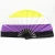 Import LGBT Flag Folding Hand Fan National Country Flag Bamboo Held Fan Large bamboo hand fan with loud voice from China