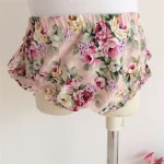LH002 new baby 100% cotton floral printed design PP pants toddler bloomer outfit set girls diaper cover