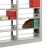 Library furniture wall book shelf divider white exhibition book shelf Library Cabinet