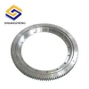 Light flanged with external gear slewing ring bearing for trailer
