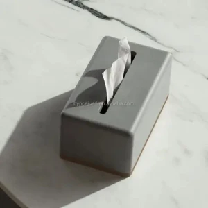 Light luxury design home decoration custom logo paper tissue box