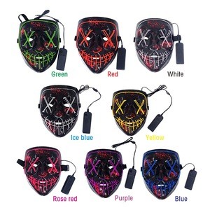 light up face party masks led mask Halloween