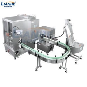 Liquid Full Automatic Bottle Filling Machine Capping and Labeling Machine