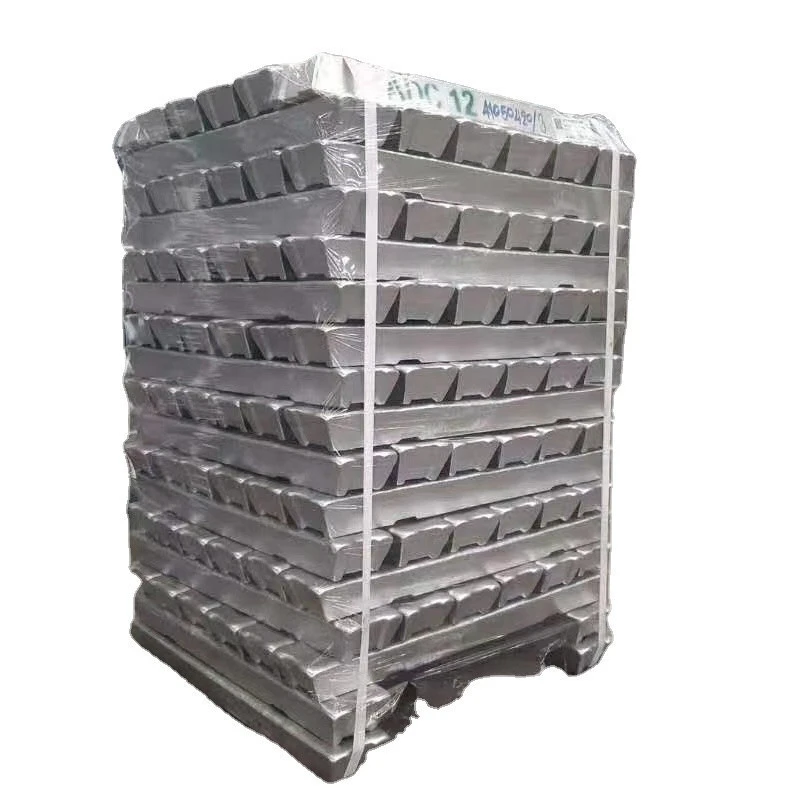 Lme Aluminum Alloy Aluminum Ingot ADC12 99.7% Aluminium Ignot 20kgs-25kgs 8000 Series 3-7 Days Is Alloy MINSHAN Non-secondary Al