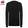 Long Sleeves Crew Neck Ribbed Cuffs And Hem Cotton Blend Fabric Brushed Fleece Lining Printed Motif To Chest Sweatshirts.