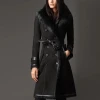 Long Style Winter Coat Real Lamb Fur and Real Leather Jacket Tuscany Leather Jacket
