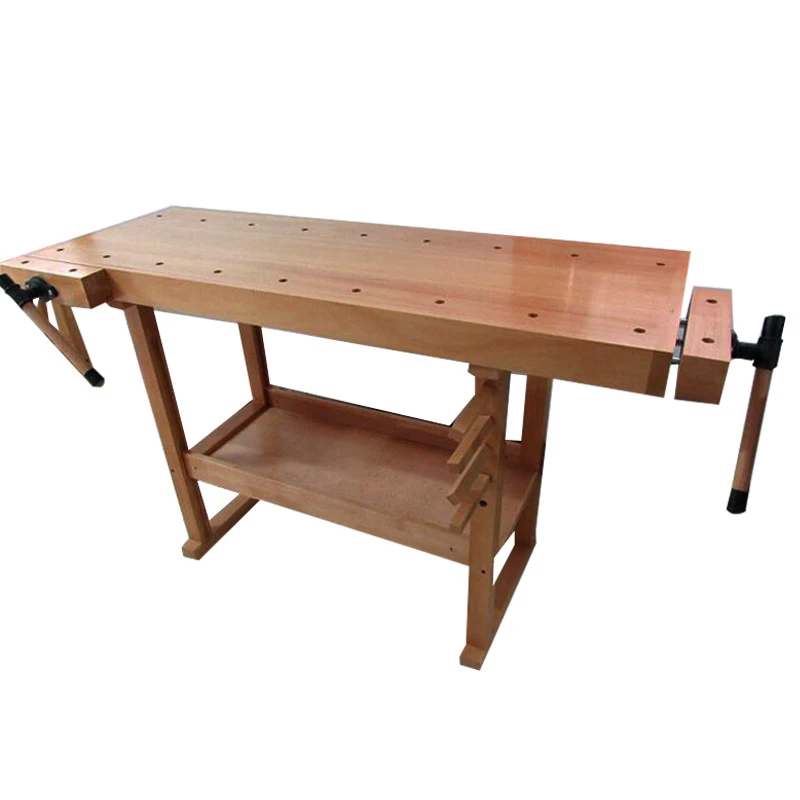long woodworking benches table with drawers