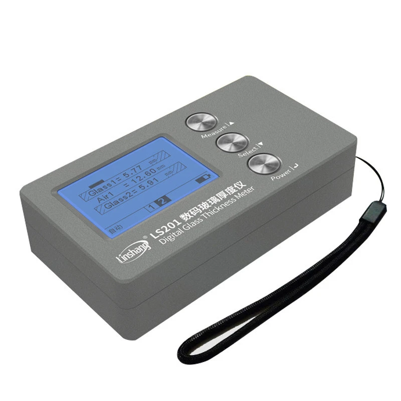 LS201 Digital Glass Thickness Meter Glass Thickness Gauge With Digital Display
