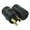 LS9041 4 prong 50 amp Male to 30 amp Female 3 prong RV Camper Generator Plug Outdoor Electrical Power Converter