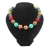 Import Luminous Aqua Purple Mixed Color Resin Bead Necklace Designs Children Jewelry from China