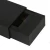 Import luxury black rectangle cardboard tie packaging box from China