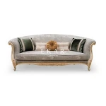 Luxury Classical Antique High End New Design Fabric Living Room Sofa Set