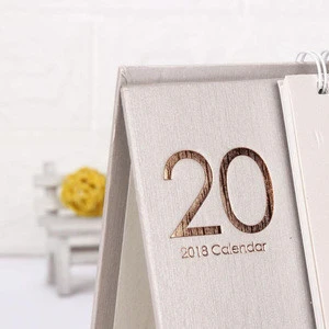 Luxury desk mini calendar with custom design