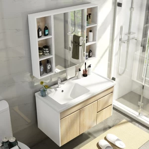 luxury furniture modern bathroom vanity mirror cabinet