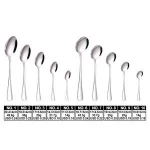 Luxury Nordic Cutlery Stainless Steel Spoon Set, Spoons Forks and Knives for Events