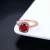 Import luxury Sterling Silver  round cut Diamond Ring 1ct , I - J Color , I2 - I3 Clarity Glitz Design Collection from China