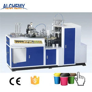 machine for the manufacture of disposable paper cups