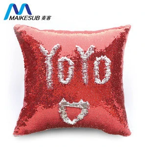 Maikesub Fancy sublimation blank pillow case and heat transfer magic pillow case for custom print