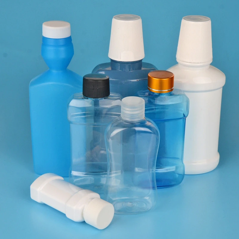 Manufacture Multiple Styles PET Plastic Mouthwash Bottle