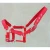 Import Manufacture Price Horses  Equestrian Products  Red Horse Racing Halter from China