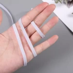 Manufacturer hospital disposable face material 2mm 3mm round earloop ear loop elastic band face rope cord